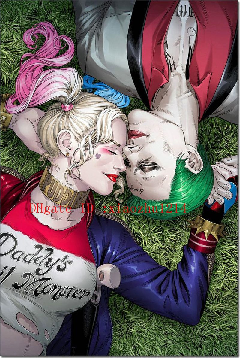 2021 Harley  Quinn  Joker Home Decor HD Printed Modern 