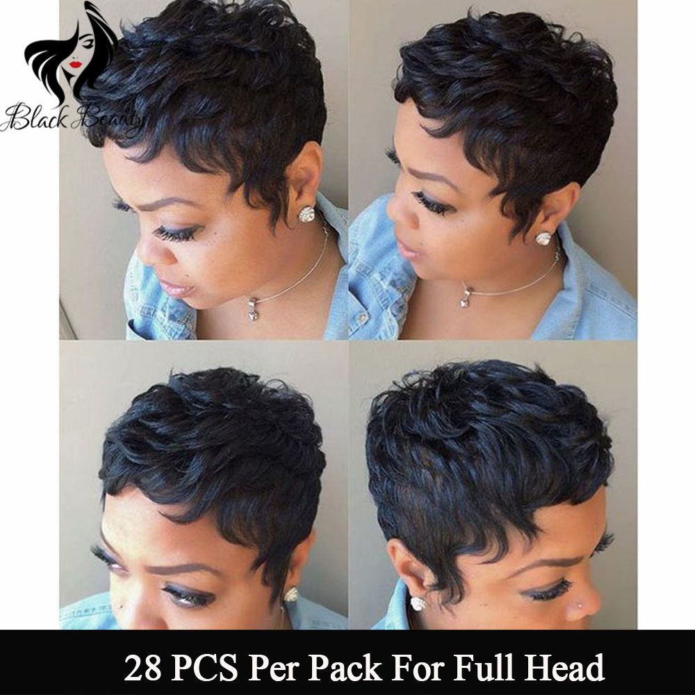 Femi Human Hair Weaving Bump Hair Straight Weave With Blonde
