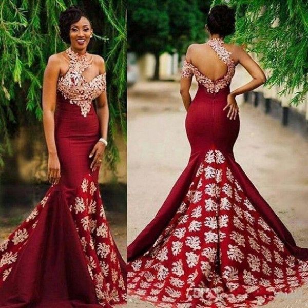 wine mermaid dress