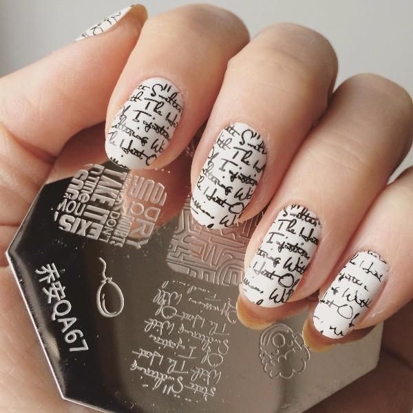 wholesale lovely lip cup letter pattern nail art stamp stamping