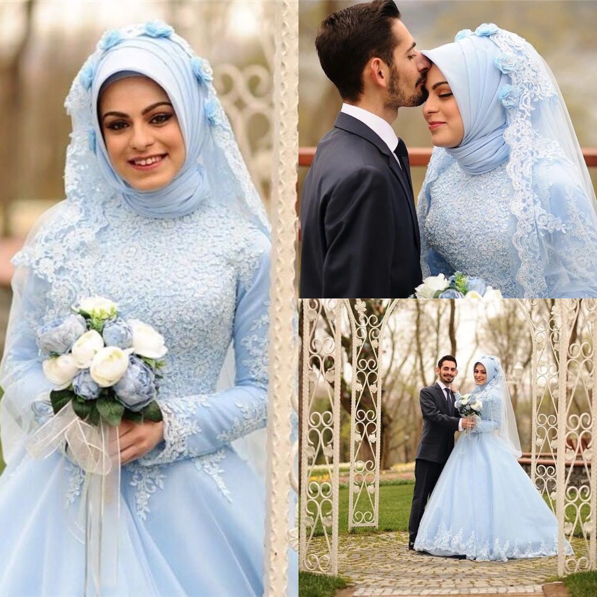 Wedding Dress Hijab Modern