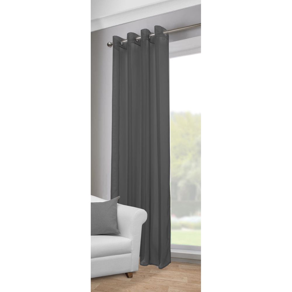 Hot Sale Rainbow Sheer Curtains Solid Voile Door Window Curtains