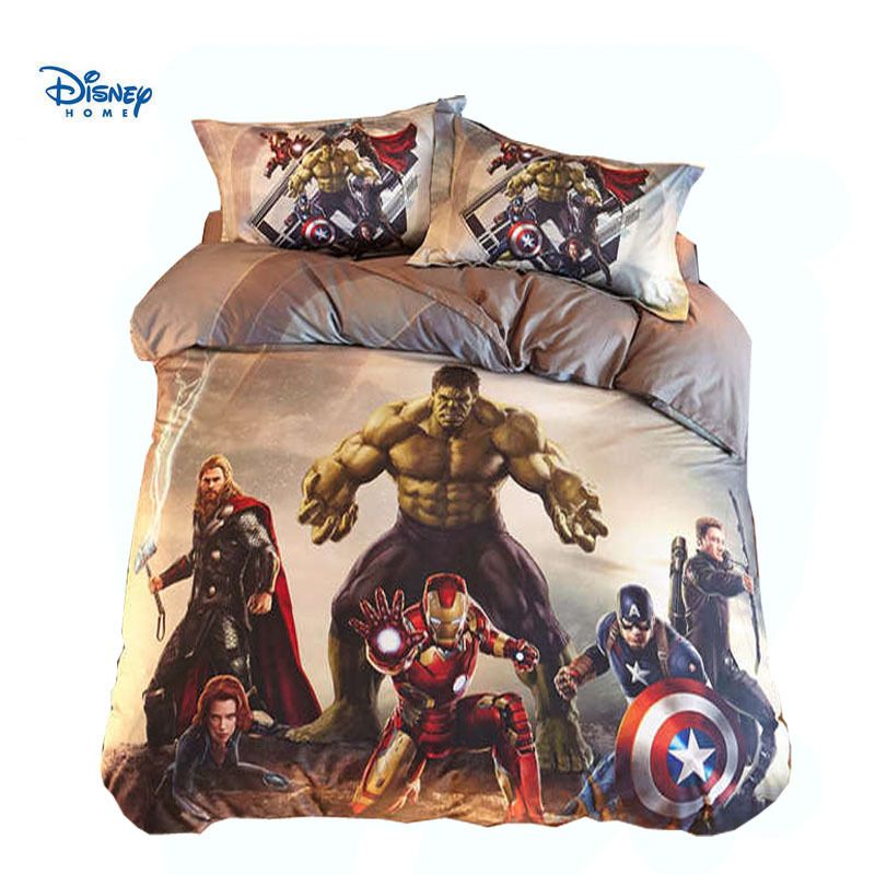 The Avengers Hero Comforter Bedding Set 100 Cotton Marvel Captain The Avengers Hero Comforter Bedding Set 100 Cotton Marvel Captain America Bedroom Decor Boy Gift Bed Sheet 3 4 Duvet Cover Flannel Purple