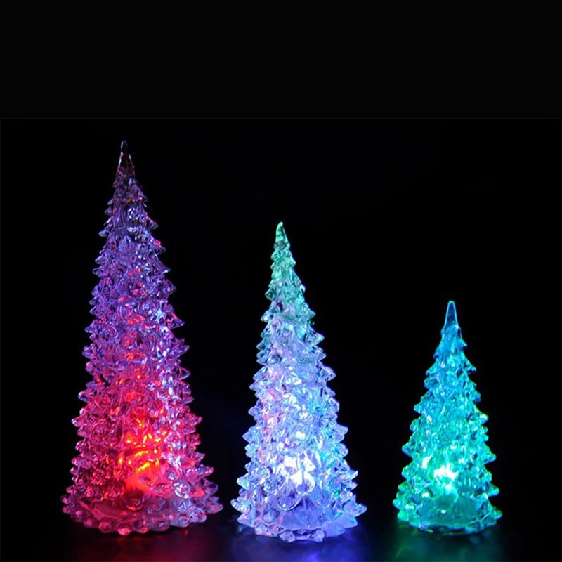 Modern Mini LED Lights Colorful Christmas Trees Shape Night Lamp Modern Mini LED Lights Colorful Christmas Trees Shape Night Lamp Crystal Plastic Acrylic Light Home Party Gift Decor 1 58zj B Novelty Gifts For Kids Gag ... - Modern Mini LED Lights Colorful Christmas Trees Shape Night Lamp