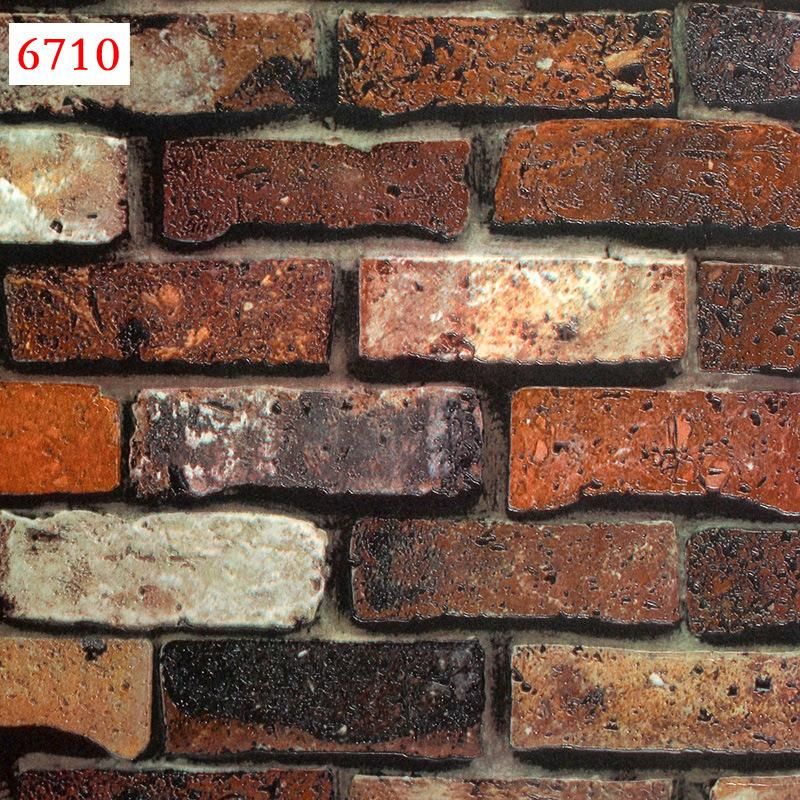 retro 3d convex three dimensional brick pattern wallpaper clothing