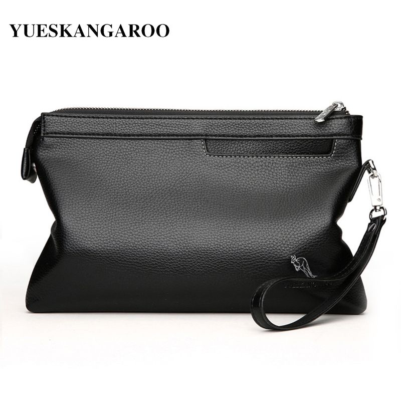 bolsa de viaje para hombre con pulsera Bolso de mano con cremallera monedero monedero tel/éfono monedero