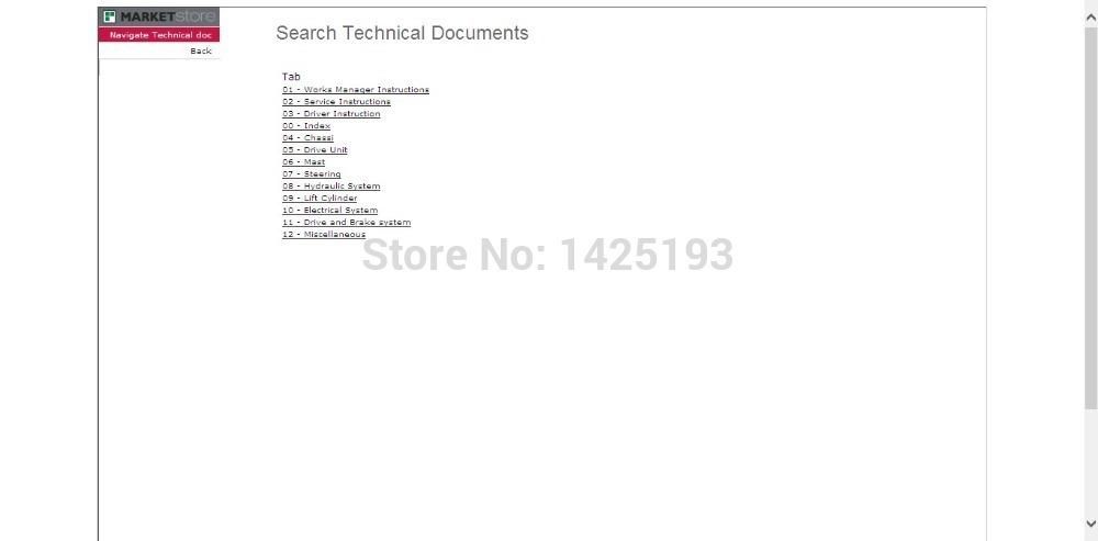 Nissan 80 forklift parts manual chinese