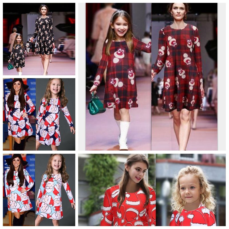 2019 Family Matching Christmas Outfits Mother And Daughter Clothes 2019 Family Matching Christmas Outfits Mother And Daughter Clothes Long Sleeve Snowmen Snowflake Mom And Me Xmas Elk Santa Claus Dress From The_one, ... - 2019 Family Matching Christmas Outfits Mother And Daughter Clothes