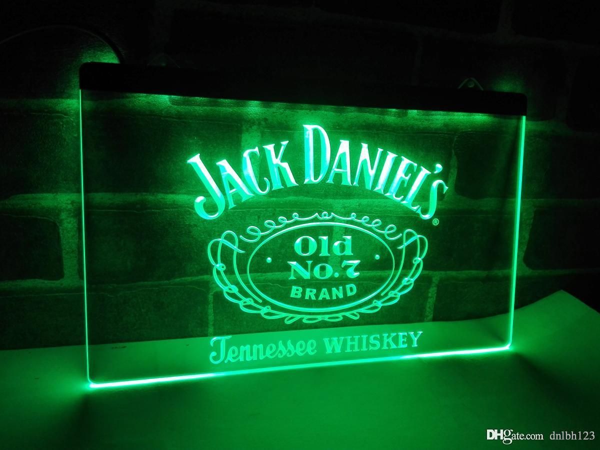 LE048g Jack Daniels Whiskey Display LED Neon Light Sign