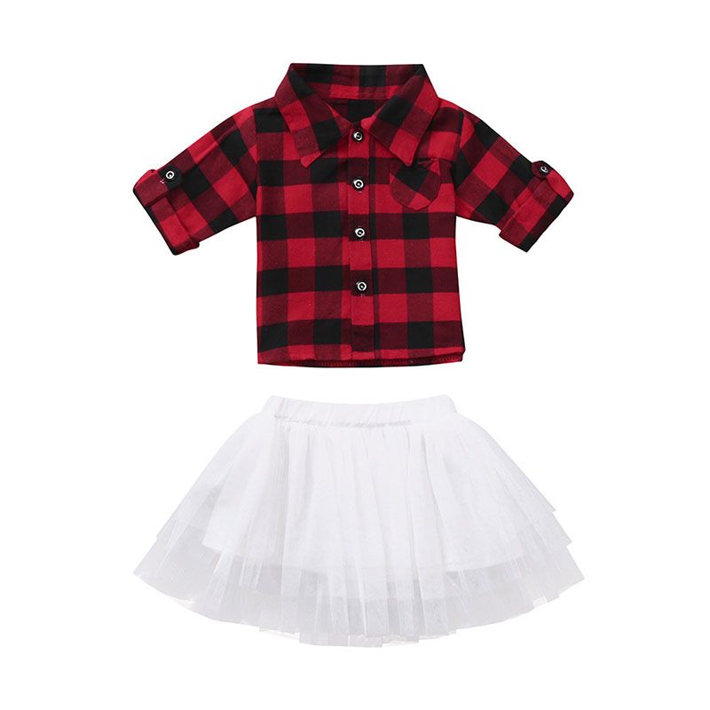 2019 Christmas Baby Girls Outfits Infant Red Black Plaid Top+Tutu 2019 Christmas Baby Girls Outfits Infant Red Black Plaid Top+Tutu Lace Skirts Fashion Autumn Xmas Kids Lattice Clothing Sets C5377 From Hltrading, ... - 2019 Christmas Baby Girls Outfits Infant Red Black Plaid Top+Tutu