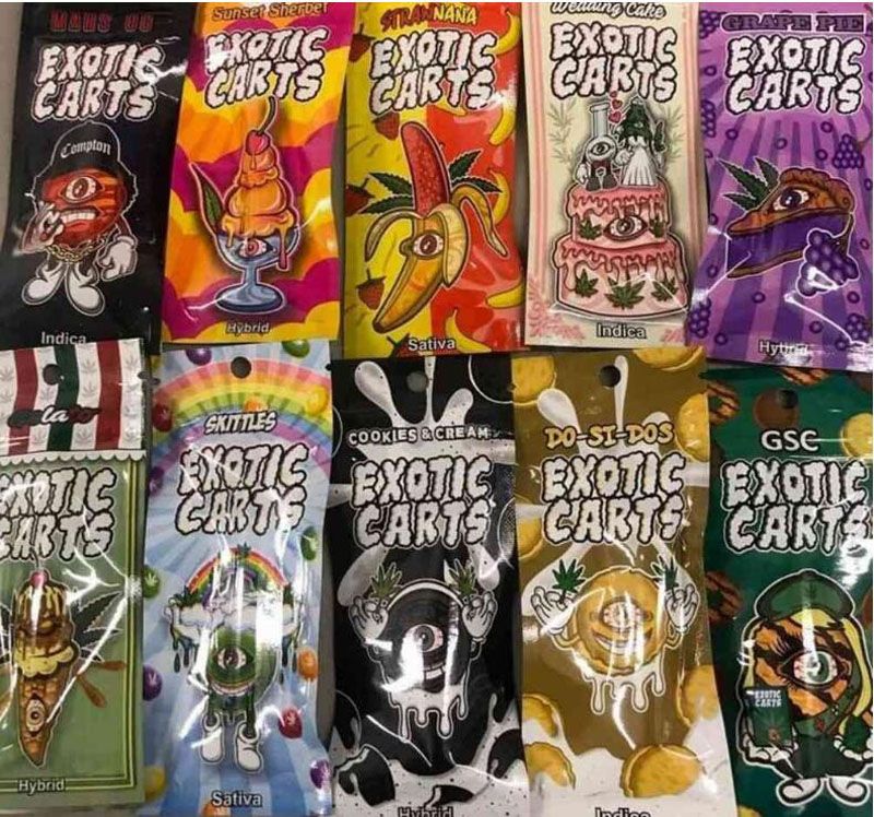 Exotic Carts Mario Carts Package with 10 Folavor for Vape Cartridge