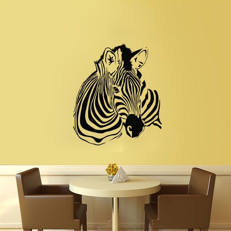 Zebra Wall Stickers Animals Nursery Decorative Vinyl Decals Removable Household Products