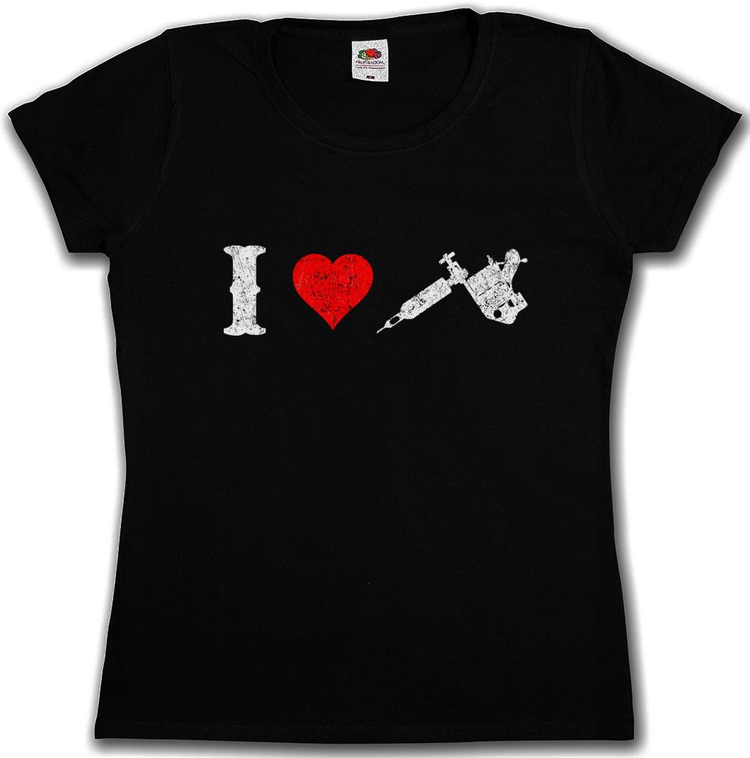 Tee Logo Tattooing Girlie I Women Fashion Love Women\u0027s Gun Shirt Tshirt Machine - Woman Tattoo Tattoo Artist New New Tshirt Tattoo Love Girlie Logo I - Tee Gun Women Women\u0027s Tattooing Shirt Woman Artist Machine Fashion Tattoo