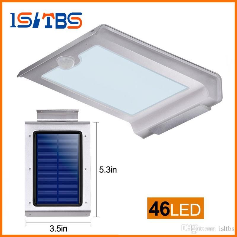 46 Led Outdoor Solar Light Waterproof Wall Mount Lighting Super Cree Head Torch Light Best Single Cord Lights