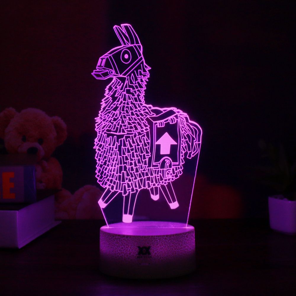 2019 Fortnite Game Series 3d Lamp Llama Omega Raven Night Light - 2019 fortnite game series 3d lamp llama omega raven night light table lamp for child birthday holiday gift hui yuan brand from goddard 31 3 dhgate com