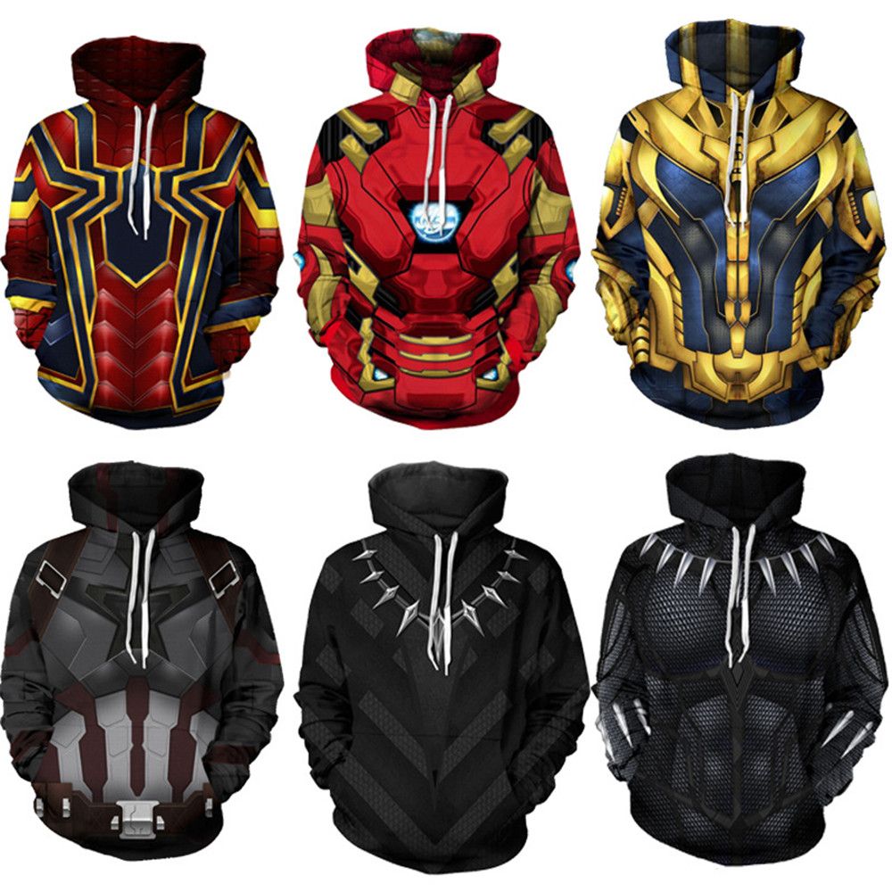 avengers hoodie iron man 3 War Spider Hoodie Avengers Sweater Compre Iron Infinity