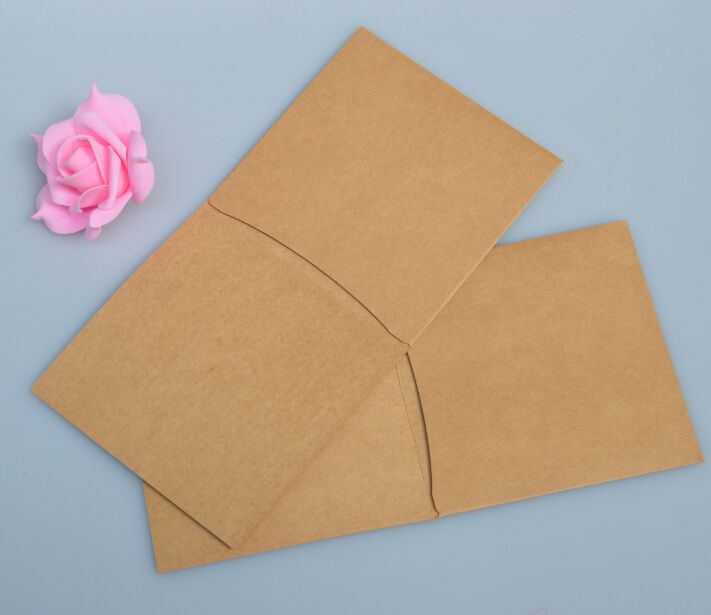 2019 12 8 12 8cm kraft cd paper case blank kraft envelopes natural cd paper case