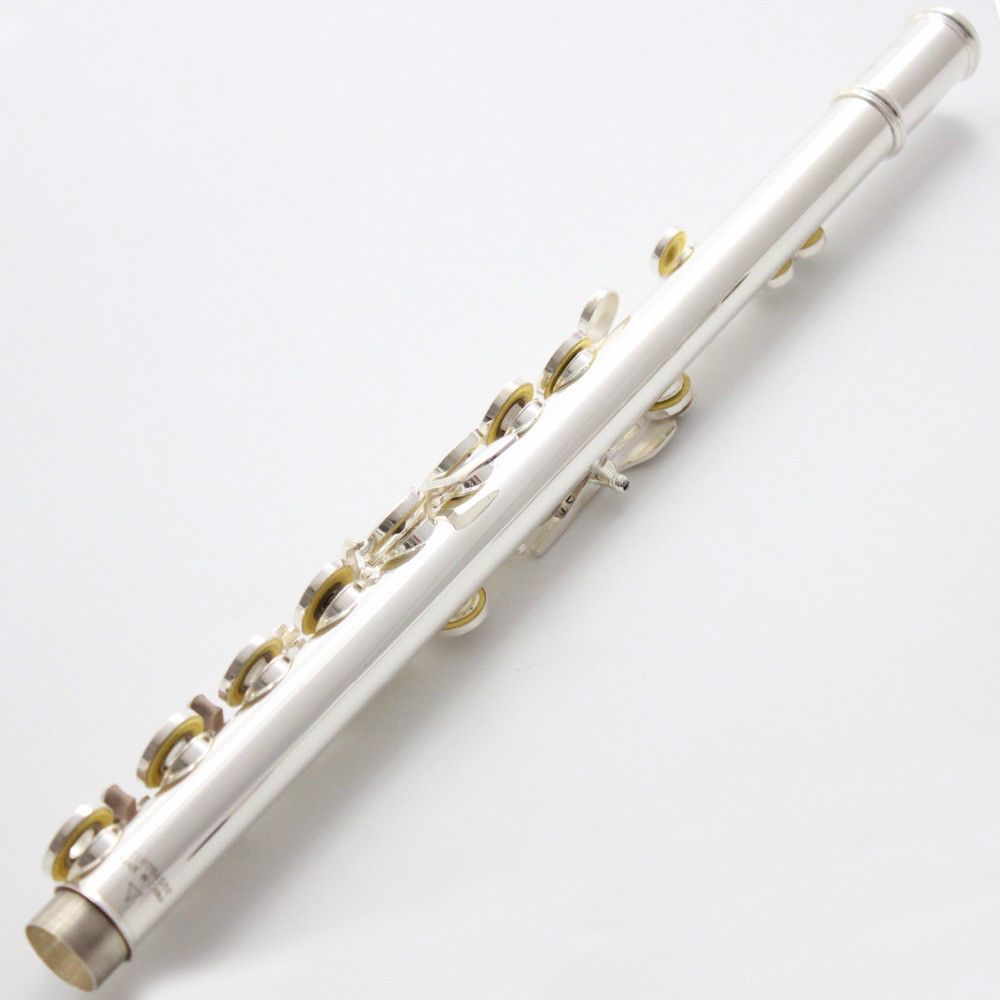 2021 FL 584 Professional Concert Flute 17 Holes C Tone Open Silver