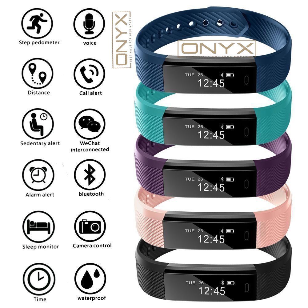 activity tracker smart health sports wrist watch band heart rate
