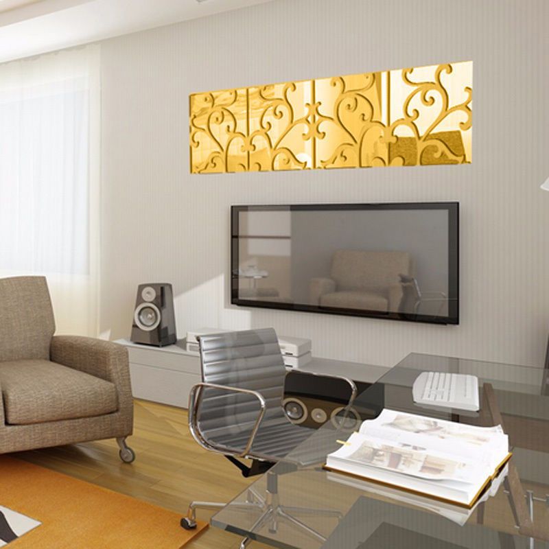 2018 the home decor mirror wall stickers acrylic mural home