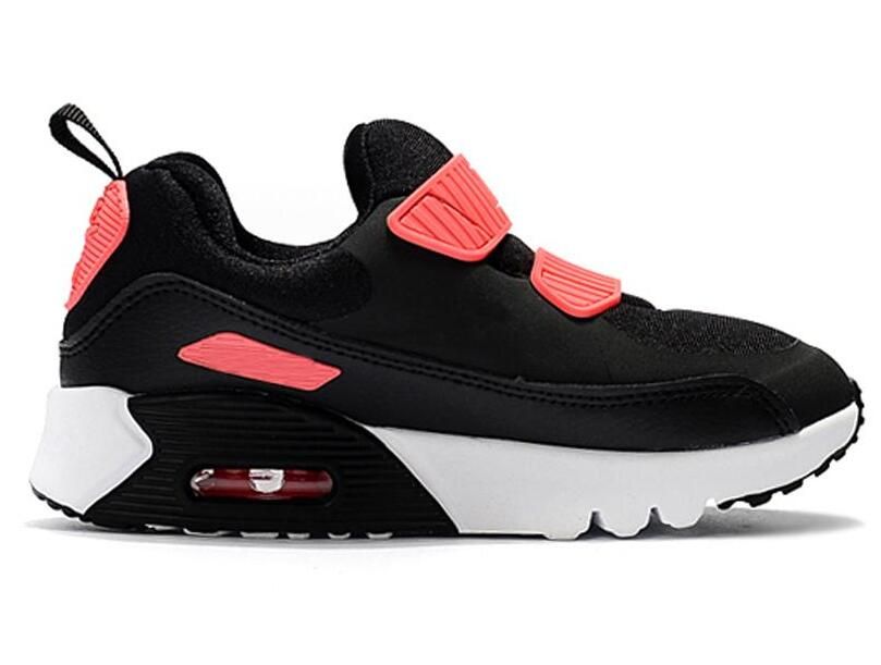 infant girls black trainers