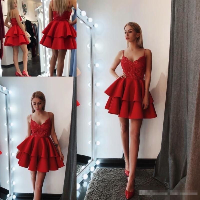 cute red party dresses