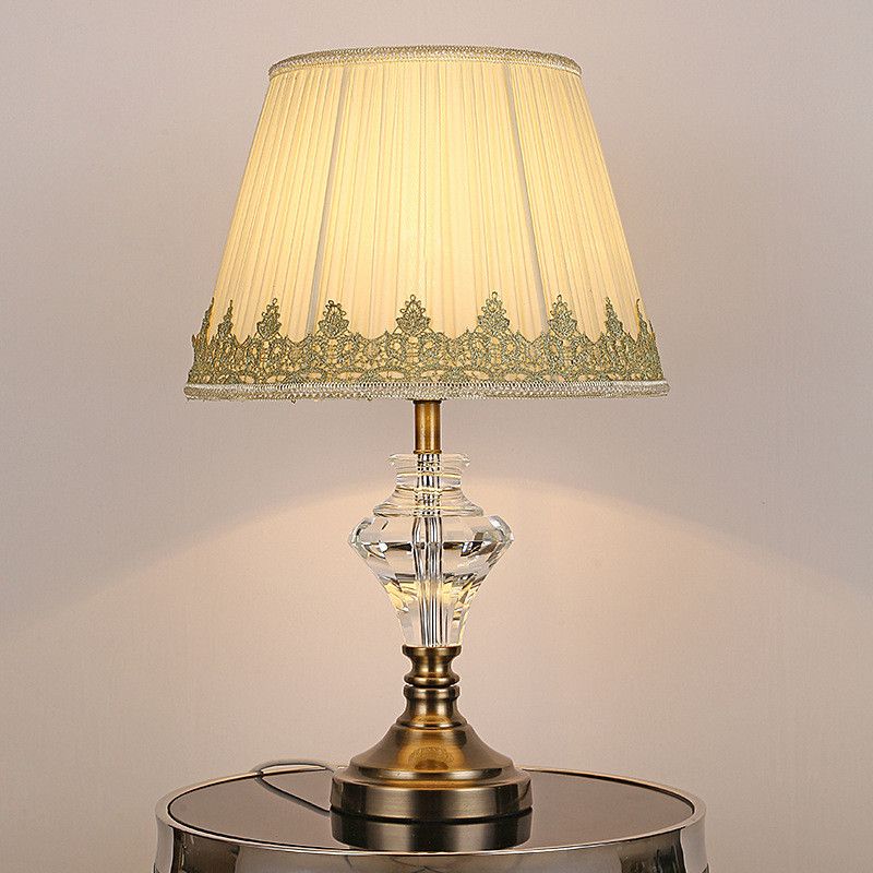 European Style American Post Modern Crystal Table Lamp Floor Home Hotel Living Room Bedroom Decoration Bed Light Al71