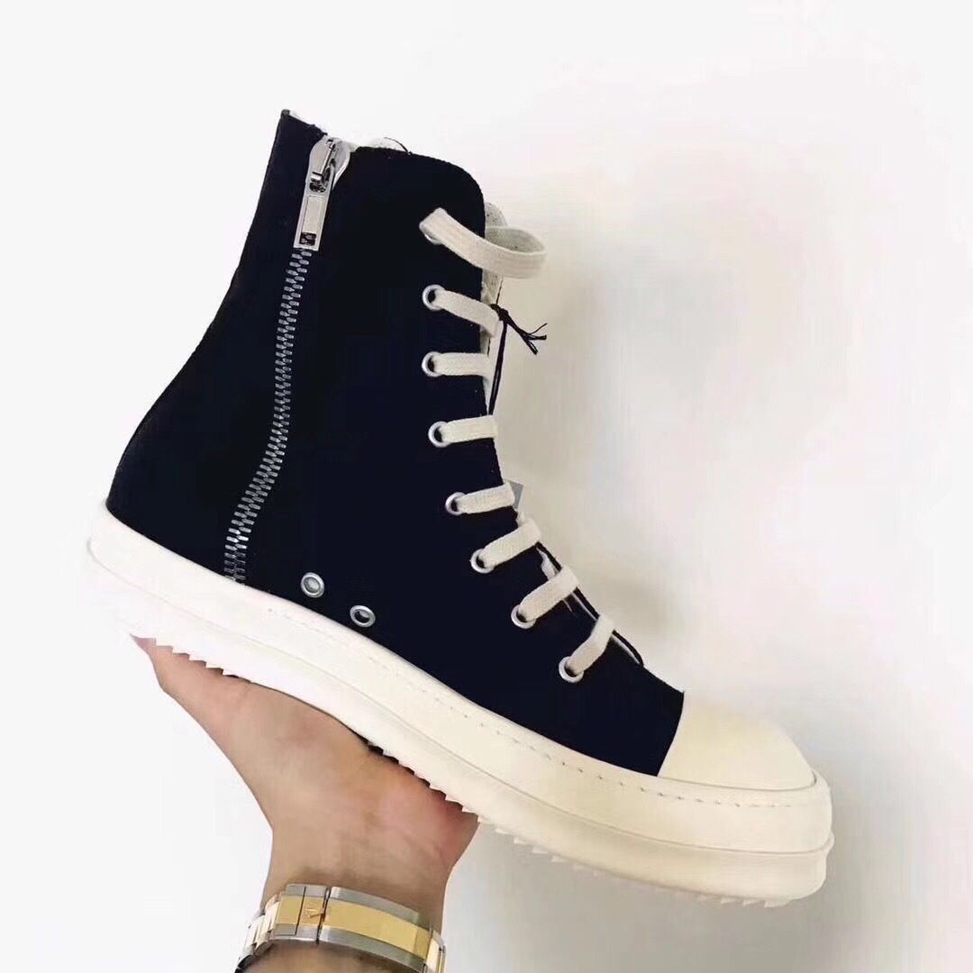 high top canvas sneakers