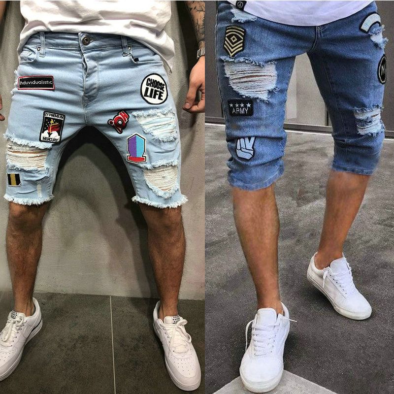 2017 sommer Herren Distressed Jeans Gerissen Kurze Hose 2017 sommer Herren Distressed Jeans Gerissen Kurze Hose