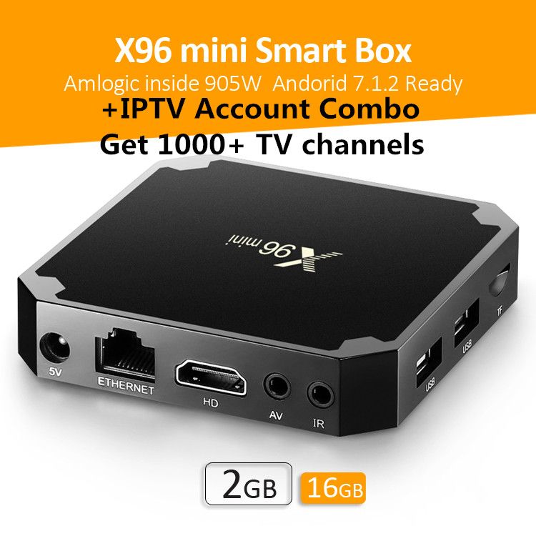2018 2gb 16gb TV Box S905w X96 Mini Supp