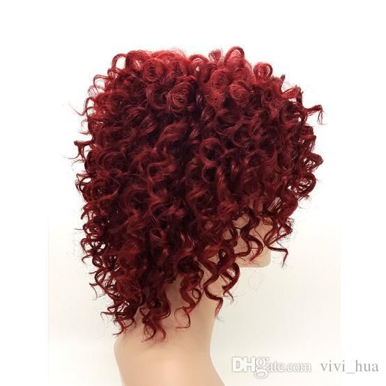 Kupit Optom Afro Amerikanskih Afro Kudryavyj Vyushiesya Korotkie Pariki Dlya Chernokozhih I Belyh Zhenshin Rianna Pricheska Bordovyj Krasnyj Parik Perucas Pelucas Afro 1179a Otviawigs V Kategorii Sinteticheskie Pariki 14 29 Na Ru Dhgate Com