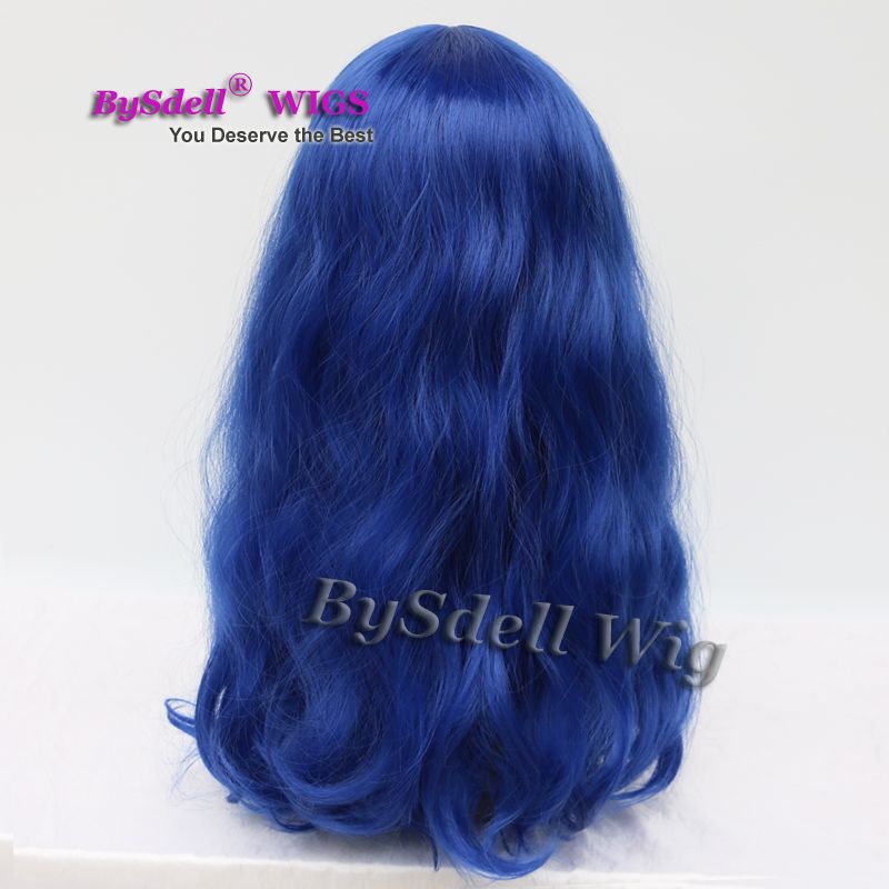 Medium Length Two Tone Ombre Color Hair Wig Synthetic Heat