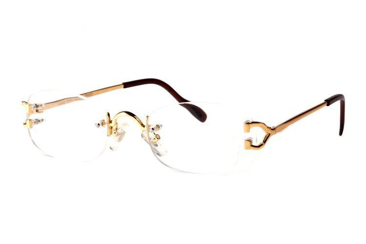 New Rectangle Gold Glasses Frame Fashion Sunglasses Optical New Rectangle Gold Glasses Frame Fashion Sunglasses Optical Frames Eyewear Oculos Buffalo Plain Mirror With