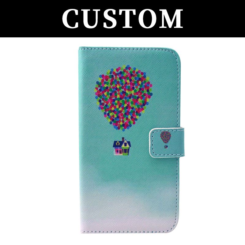 Professional Personalized Custom Cell Phone Flip Cover PU Leather Case