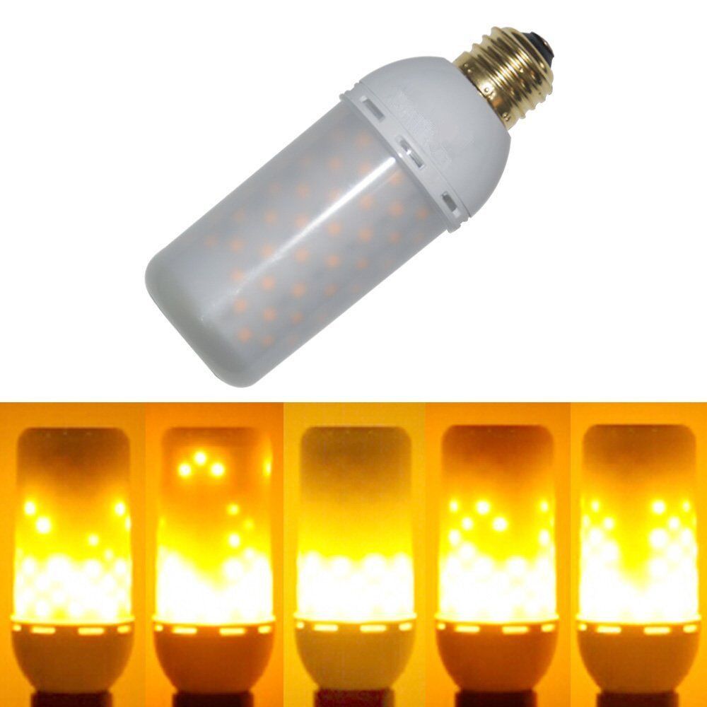 Meegan Flame001 Led Decorative Lights Flicker Flame Light Bulb Meegan Flame001 Led Decorative Lights Flicker Flame Light Bulb Creative Fire Effect Lamp 85v 265v Pack Of 1 Unit A19