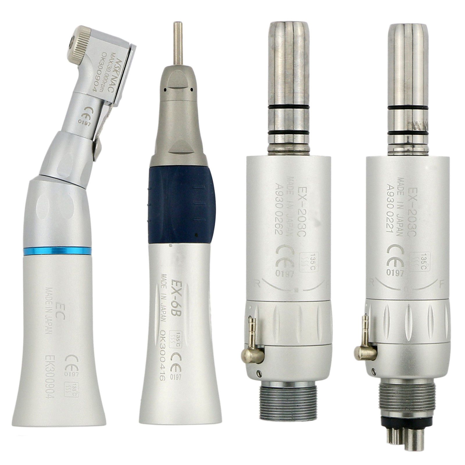Dental Low Speed Handpiece EX203C Straight Contra Angle Air Motor
