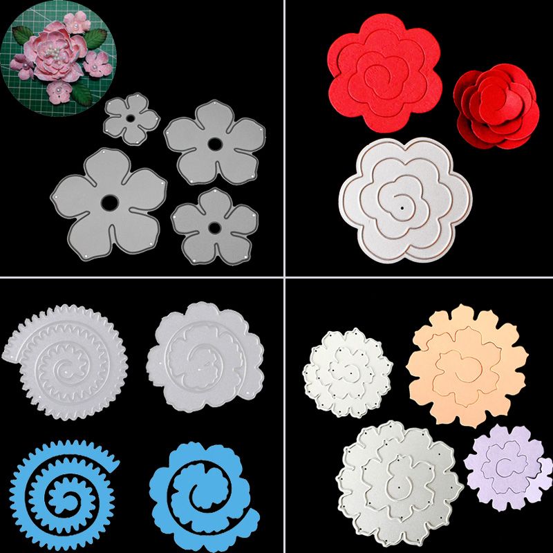 2020 Rose Flower Dies Cuts Metal Cutting Dies DIY Scrapbooking