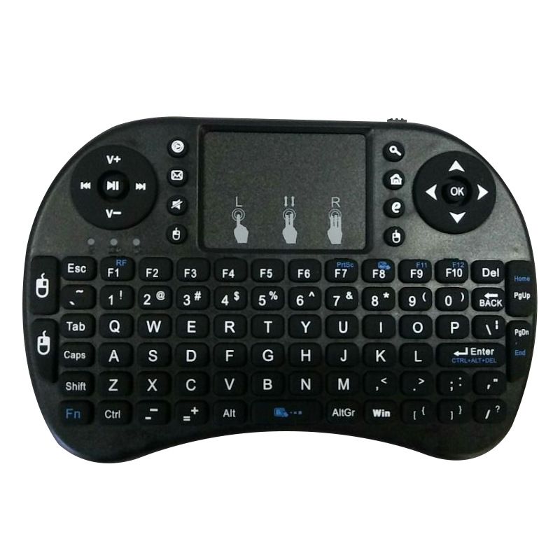 Mini Rii I8 Wireless Keyboard 2.4G English Air Mouse Keyboard Remote Control Touchpad For Smart