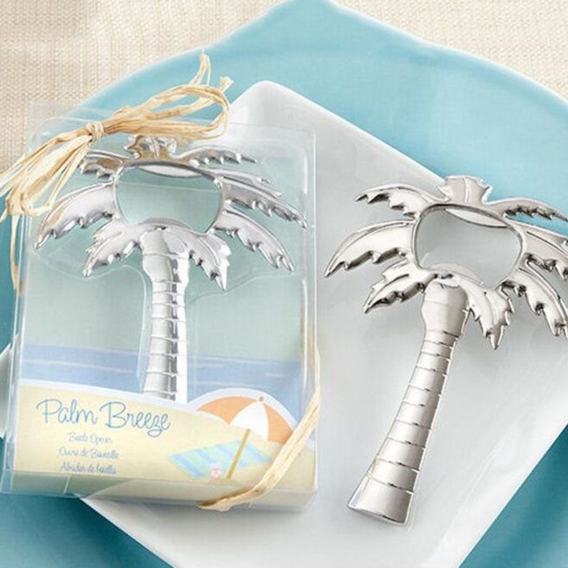 Beach Themed Wedding Favour Palm Tree Bottle Opener Bridal Shower