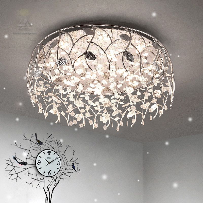 2018 Novelty Modern Led Crystal Ceiling Lights Moon Light 2018 Novelty Modern Led Crystal Ceiling Lights Moon Light Lamp Fixture Luminaria Children Bedroom Indoor Home Decoration From Mikety