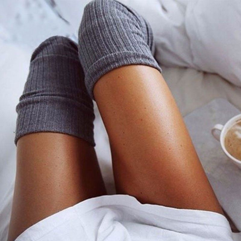 Sexy Fashion Women Girl Thigh High Stockings Knee High ...