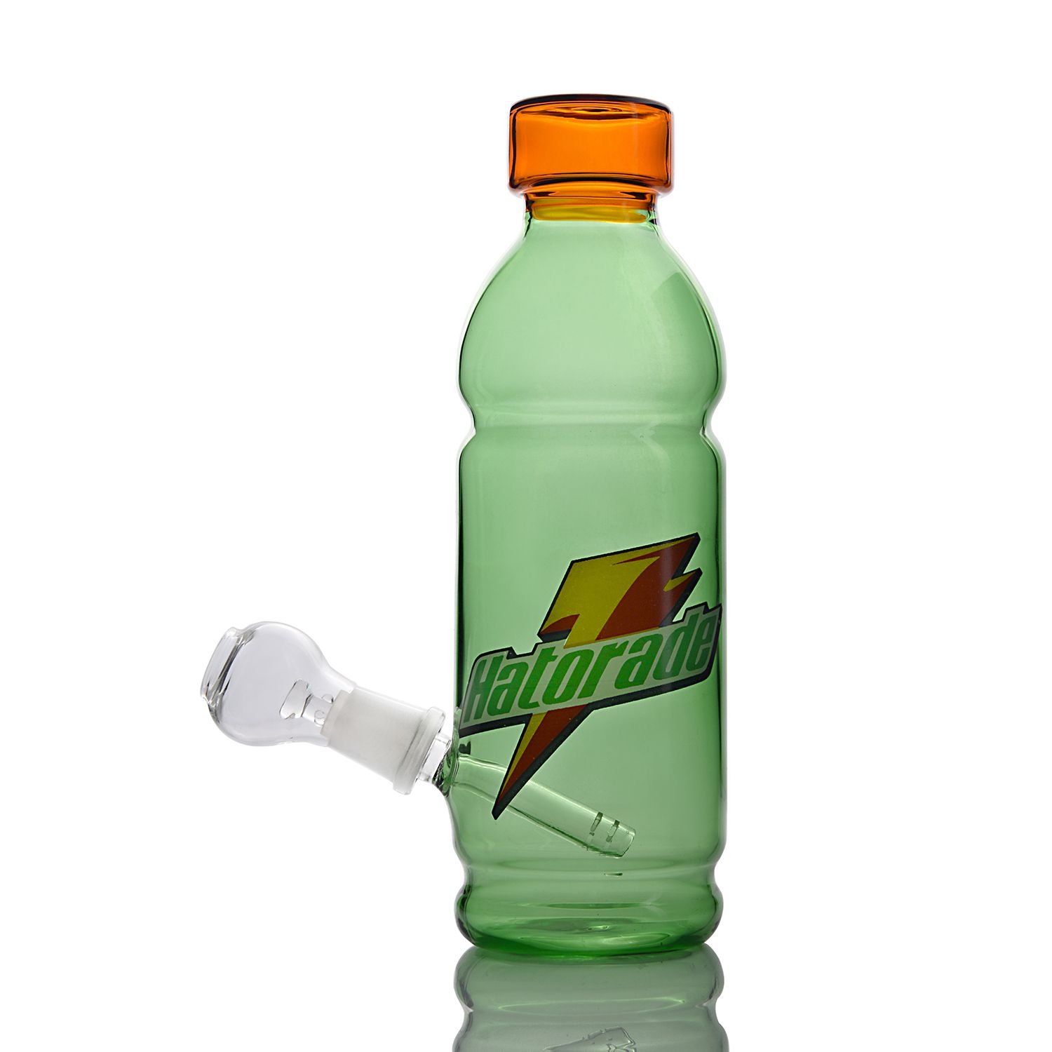 2019 Beverage Bottle Bong ART Glass Water Pipes Red Wine Glass Recycler