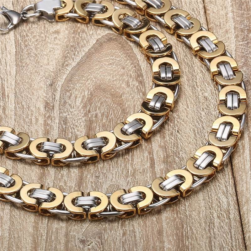 6//8//10mm Argent énorme et lourd Corde Acier Inoxydable Homme Lien Chaîne Collier