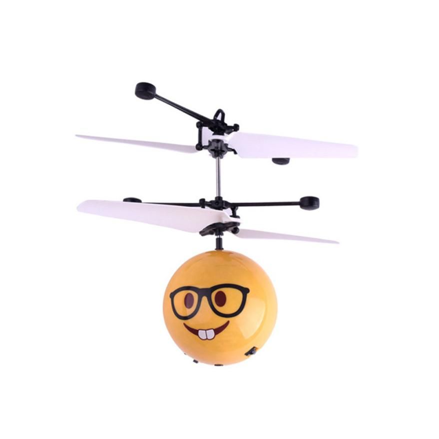 flying emoji ball
