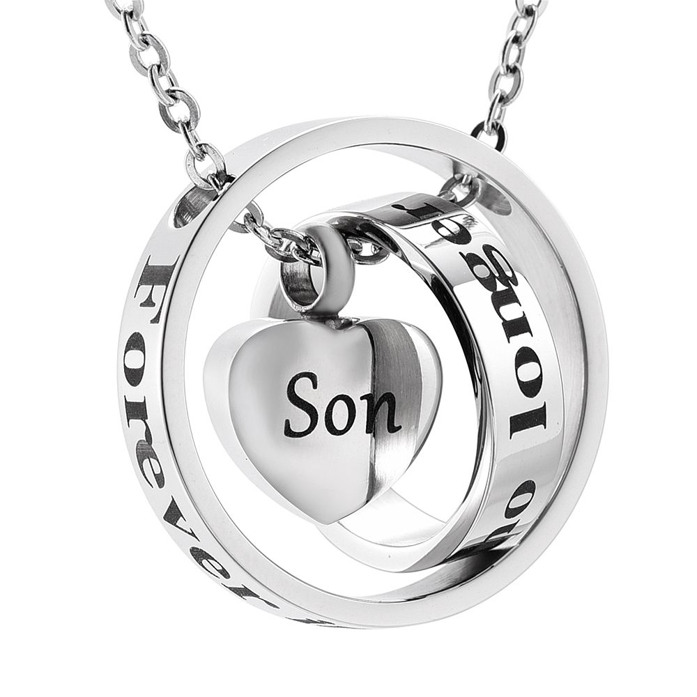 Whole Diy Circle Charms Memorial Ash Keepsake Urn Pendant Whole Diy Circle Charms Memorial Ash Keepsake Urn Pendant Necklace Hold Ashes Cremation Stainless Steel Urns Silver Chain