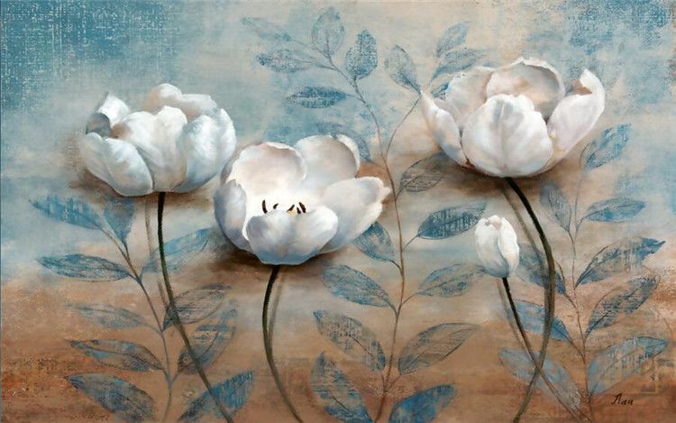 European Vintage Floral Wall Paper Mural Embossed Blue Flower Photo Wallpapers For Living Room Wall Art Papel De Parede Madeira Mobile Wallpaper Hd Mobile Wallpaper In Hd From Xunxun66 16 29 Dhgate Com