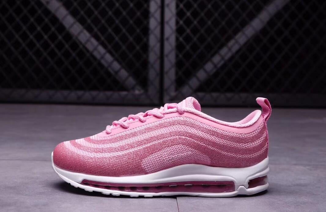 nike air 97 pink glitter