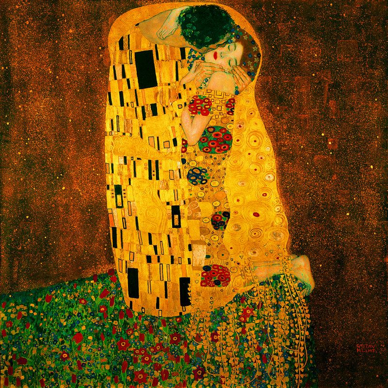The Kiss Gustav Klimt Desktop Wallpaper