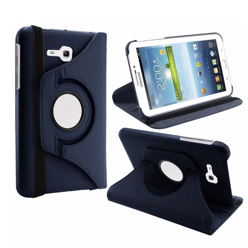 Tablet Case For Samsung Galaxy Tab 3 T110 Pu Leather Rotating Case