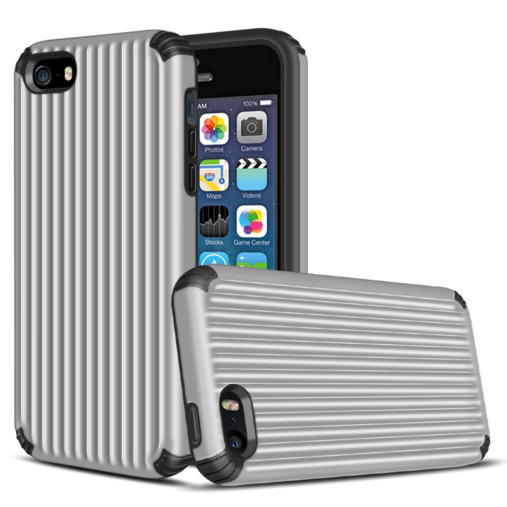 Suitcase Style Design Hybrid Case For Iphone 5 5s Se 6 6s 7 8 Plus X